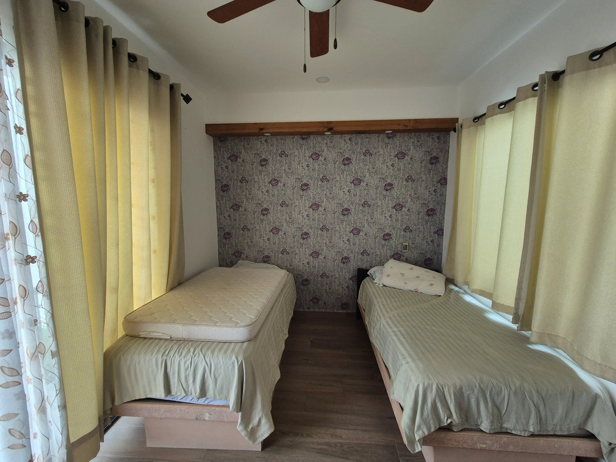 Recámara con dos camas — Casa Brisas del Mar, Jiutepec